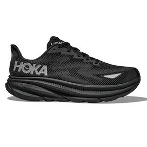 Hoka Women's Clifton 9 GTX Running Shoe - Black/Black - Regular